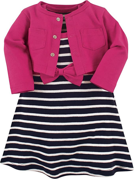 Baby Dress Set Hudon w/cardigan Baby Dress Set Hudon w/cardigan