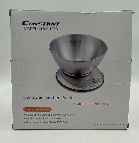 SCALE WITH PAN KITCHEN CONSTANT 14192-197B 11LB
