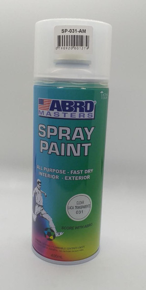 TIN SPRAY ABRO CLEAR COAT #031