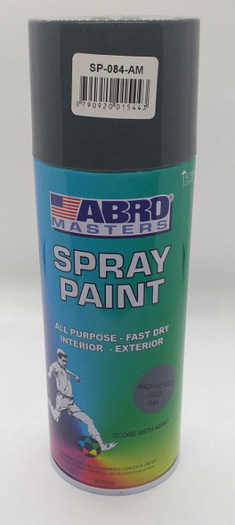 TIN SPRAY ABRO MACHINE GREY #084 *