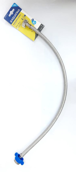 FLEX HOSE 1/2" X 1/2" X 24" METAL AQUAFINA A-RTS60