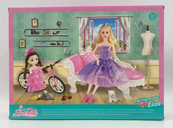 Toy Doll Play Set Sweet Home My Little Princess Eliza R045