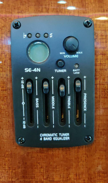 GUITAR JEAN PAUL JPCXS50CET-YB GLOSSY YELLOW BURST 39" ACOUSTIC ELECTRIC CUTAWAY STEEL STRINGS