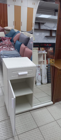 MIRROR WITH CABINET 6M01 A+B WHITE MIRROR WITH CABINET 6M01 A+B WHITE