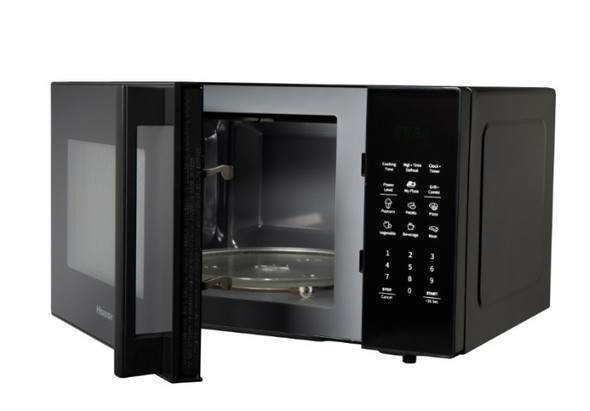 COMFEE' EM720CPL-PMB Countertop Microwave Oven with Sound On/Off, ECO Mode  and Easy One-Touch Buttons, 0.7cu.ft, 700W, Black