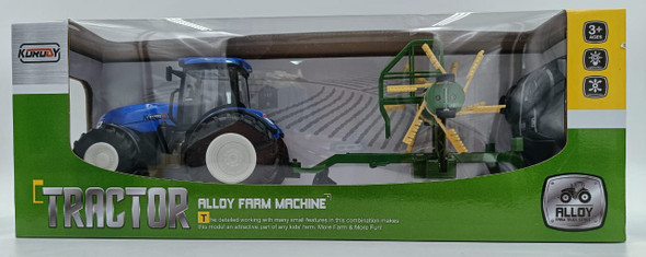 Toy Tractor Alloy Farm Machine Remote Control 6637H