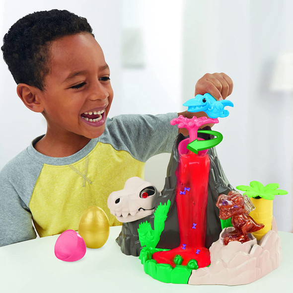 Toy Play-Doh Slime Volcano Dino Playset