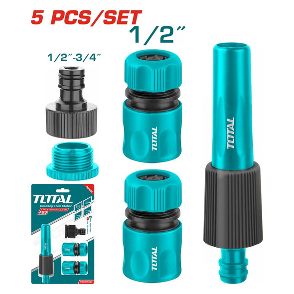 HOSE TWIST NOZZLE TOTAL 5PCS SET THHCS05122