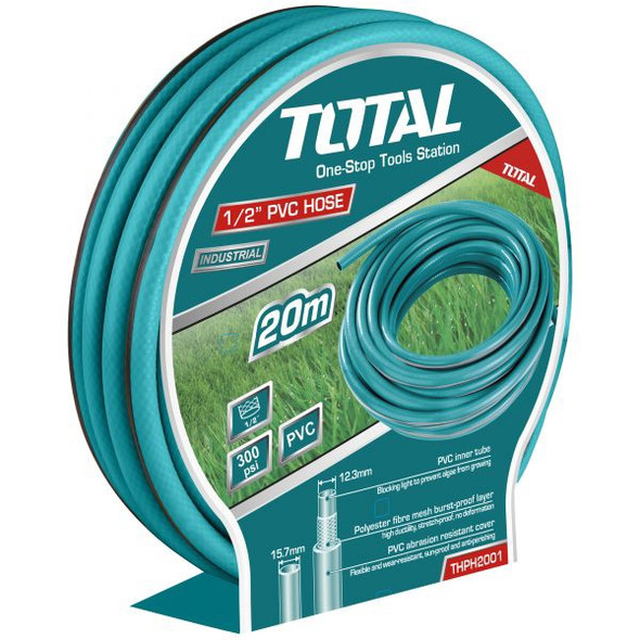 HOSE 1/2" X 20M GARDEN TOTAL THPH2001