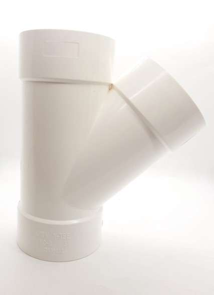 PVC WYE 3" Y