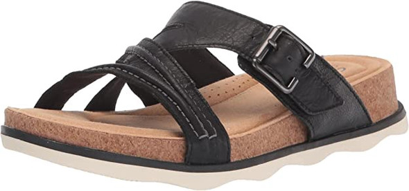 Footwear Women Clarks Brynn Hope Flat Sandal Black Footwear Women Clarks Brynn Hope Flat Sandal Black