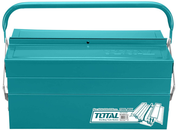 TOOL BOX TOTAL THT10702 3 LAYERS METAL 404 X 200 X 205mm