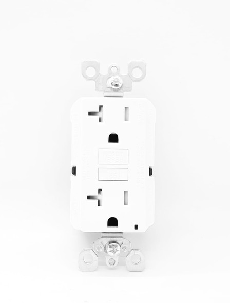 GFCI OUTLET LEVITON WHITE 20A TAMPER RESISTANT GFTR2-4W/GFNT2-4W