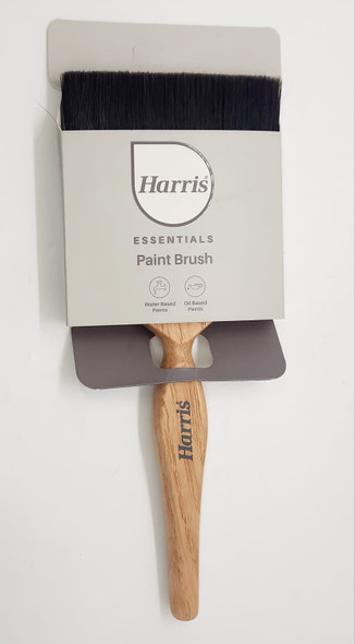 PAINT BRUSH 4" HARRIS ESSENTIALS WOOD HANDLE #27040