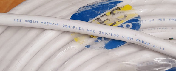 CABLE 4MM 3C ROUND FLEX  HES TURKEY YARD