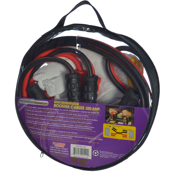 BATTERY JUMPER CABLE 300AMP BOOSTER MAJIC 541 10FT 8G