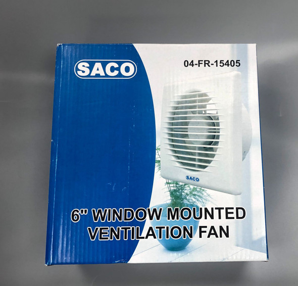 FAN EXTRACTOR SACO 6" 04-FR-15405 WINDOW MOUNTED