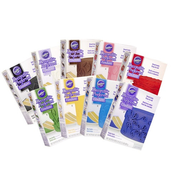 BAKING WILTON FONDANT PREFERRED ICING 24oz 1.5LB 680g / Blue Vanilla