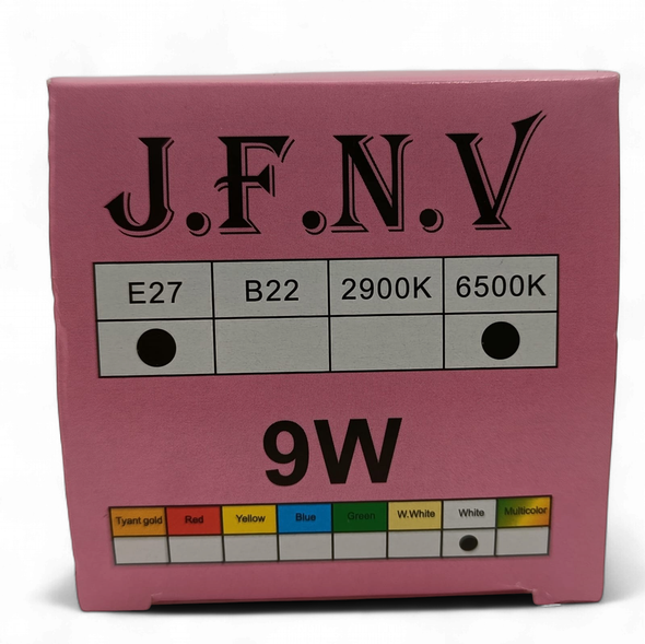 BULB LED J.F.N.V 9W 6500K 85-265V E27