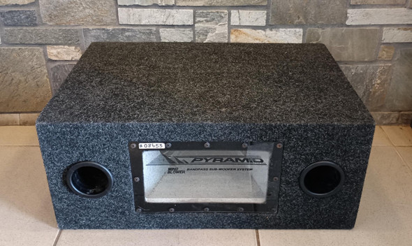 SPEAKER BOX PYRAMID BANDPASS 8" DOUBLE