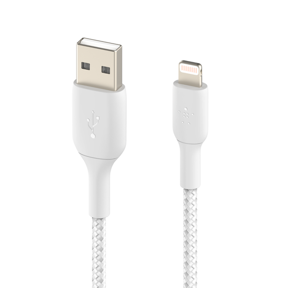 CABLE LIGHTING - USB-A BELKIN CAA002 BOOST CHARGE 3.3' 12W WHITE