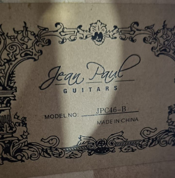 GUITAR JEAN PAUL JPC46-B BLACK 36" CLASSIC