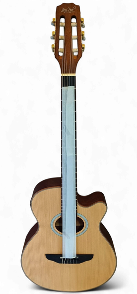 GUITAR JEAN PAUL JPCX50CET-MN MATT NATURAL 39" ACOUSTIC ELECTRIC CUTAWAY NYLON STRINGS