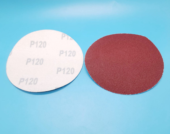 SAND DISC VELCRO 4.5" P120 WHITE