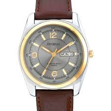 Watch Armitron Men's 20/1925GYBN Round Two-Tone Brown Leather Strap