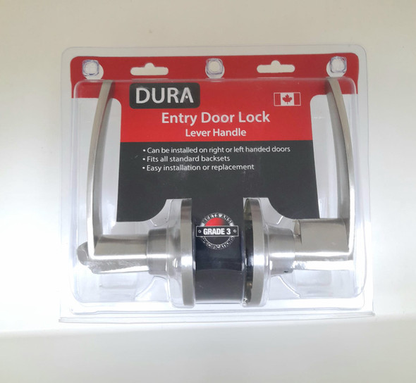 LOCK DURA ENTRY LEVER SN 6491ET-SNVP