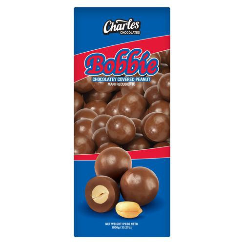 CHARLES CHOCOLATE BOBBIE CHOCOLATEY COVERED PEANUT SINGLE