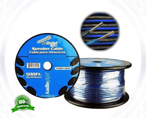 SPEAKER WIRE 12G CABLE 12-500 BLS AUDIO PIPE FLEXABLE 500FT SOLD PER ROLL SPEAKER WIRE 12G CABLE 12-500 BLS AUDIO PIPE FLEXABLE 500FT SOLD PER ROLL