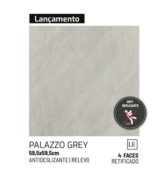 TILE CERAMIC 24X24 (59.5X59.5CM) PALAZZO GREY