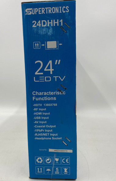 TELEVISION SUPERTRONICS 24" 24DHH1 DVB-T2 SMART TV LED