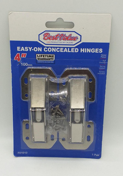 HINGES CONCEALED 4" BEST VALUE F01010