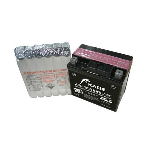 M/CYCLE BATTERY KAGE KGX5L-BS YTX5L-BS YTZ6S WITH ACID 12V 5AH