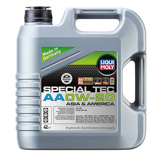 OIL LIQUI MOLY SPECIAL TEC AA 0W-20 4L ASIA & AMERICA 9705
