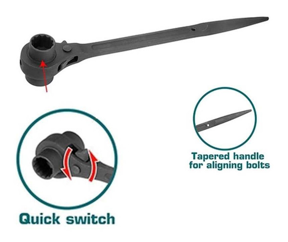WRENCH SOCKET TOTAL 19MM X 22MM THTRSW19221 DOUBLE TAIL WRENCH WRENCH SOCKET TOTAL 19MM X 22MM THTRSW19221 DOUBLE TAIL WRENCH