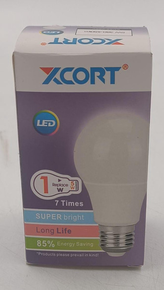 BULB LED 5W 380-450LM E27 85-265V XCORT SUPER BRIGHT PURPLE BOX BULB LED 5W 380-450LM E27 85-265V XCORT SUPER BRIGHT PURPLE BOX