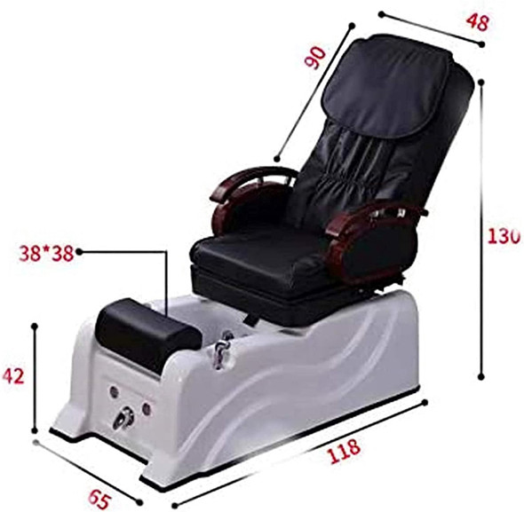 CHAIR PEDICURE RECLINING FOOT BATH SPA