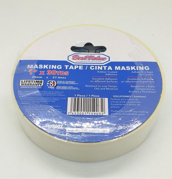 TAPE MASKING 1" BEST VALUE H03003