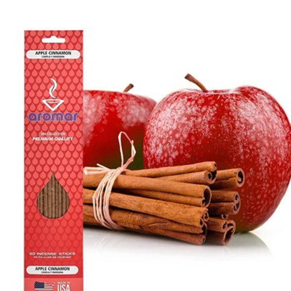 AROMAR INCENSE STICKS 20 APPLE CINNAMON 2125