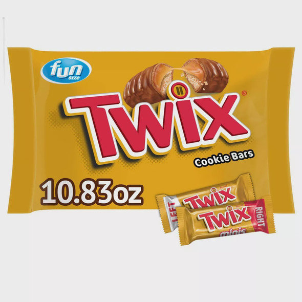 TWIX 20 BAR PACK FUN SIZE 10.83oz 307g TWIX 20 BAR PACK FUN SIZE 10.83oz 307g