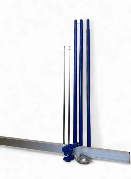 FLOAT BULL 117" WITH HANDLES SQUARE END 2" CONCRETE ALUMINUM BULL FLOAT