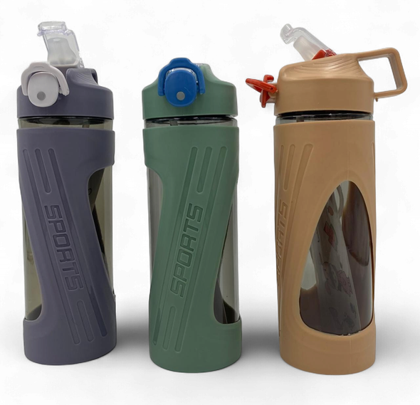 WATER BOTTLE Y32/SB-21 PLASTIC 800ML 7.5 X 24.8CM LARGE