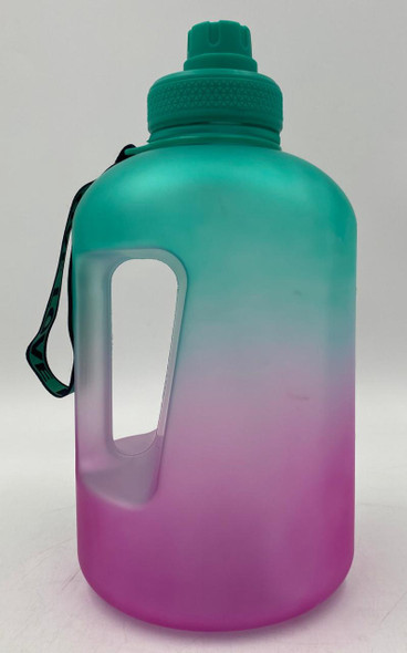 WATER BOTTLE YT-9915 TWO TONE PLASTIC 2200ML 15 X 28.5CM EXTRA LARGE