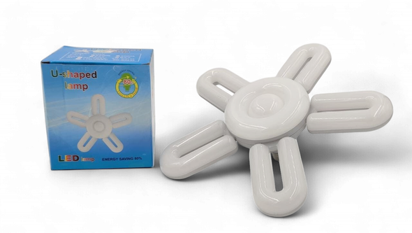 BULB LED FAN BLADE 60W 6500K 85-265V Deformable U-SHAPED 5 BLADE J.F.N.V