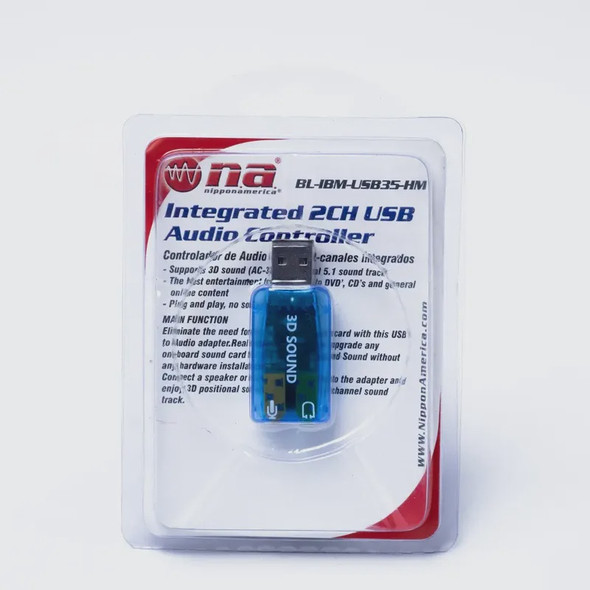 COMPUTER SOUND CARD USB BL-IBM-USB35-HM 3.5MM