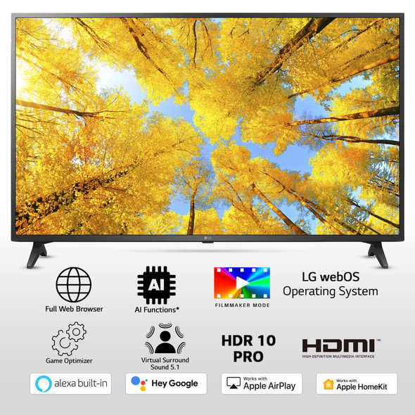 TELEVISION LG 55" 55UQ7500PSF UHD 4K SMART LED 2021
