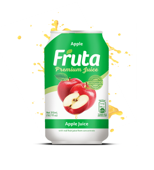 FRUTA PREMIUM JUICE APPLE CAN 10.7fl oz 315ml